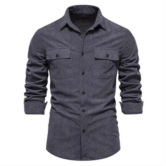 Herren Kamelhaar-Karohemd Shirt EB