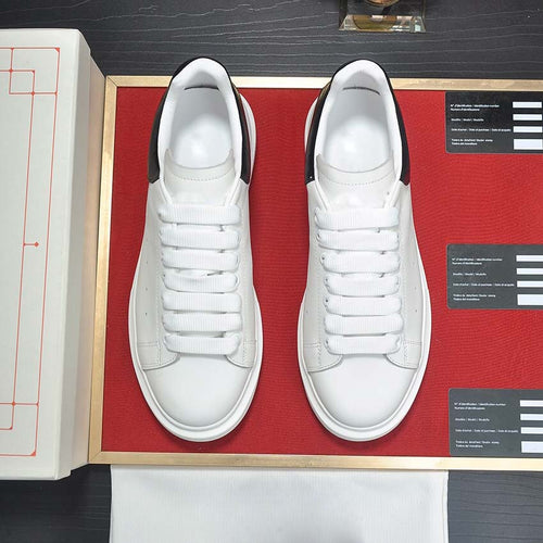 Damen Sportliche Sneakers mit modischer Lederspitze und gepolsterter Sohle EB
