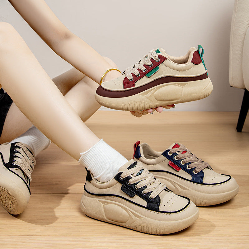 Damen Komfortabele Sneakers mit Retro-Details EB