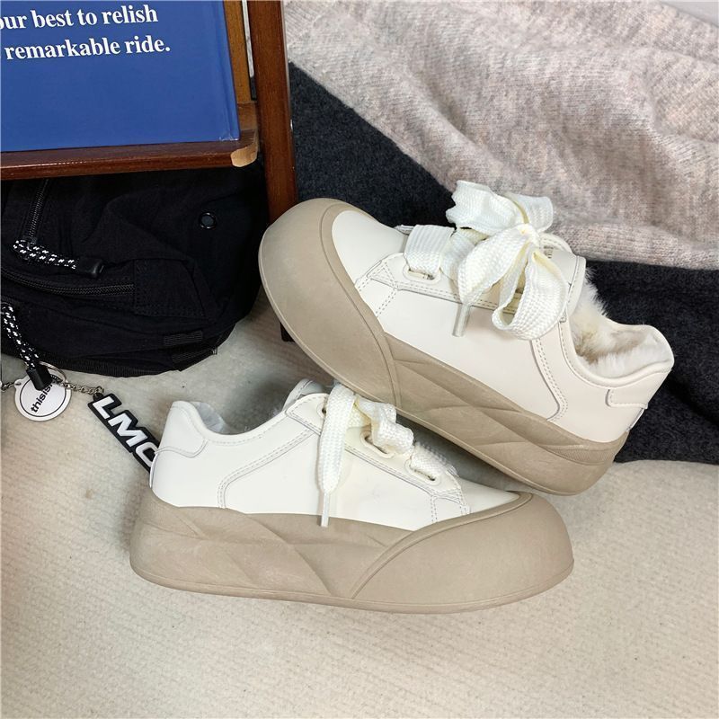 Damen modische Sneaker mit weichem Innenfutter und ausgefallenem Schnürsystem EB