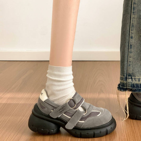 Damen Sportliche Sneaker mit Netz-Obermaterial und rutschfester Sohle EB