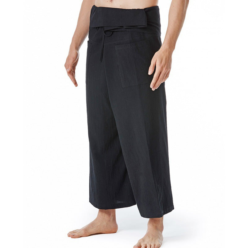 Herren lässige Wickelhosen im modernen Design EB