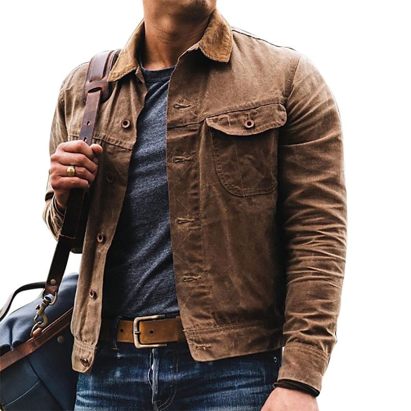 Herren Baumwolljacke mit praktischen Taschen und modernem Schnitt EB