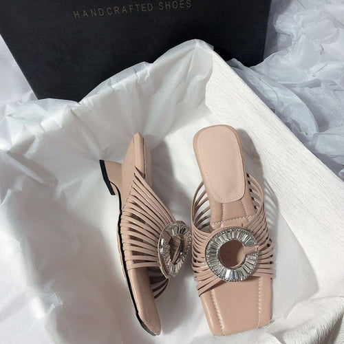 Damen elegante Slipper mit geschmackvollem Design EB