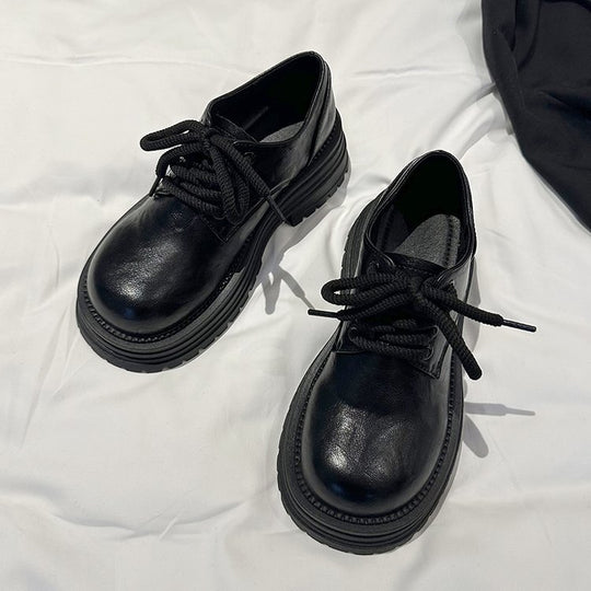 Damen moderne Schnürschuhe mit robuster Gummisohle und strapazierfähigem Obermaterial EB
