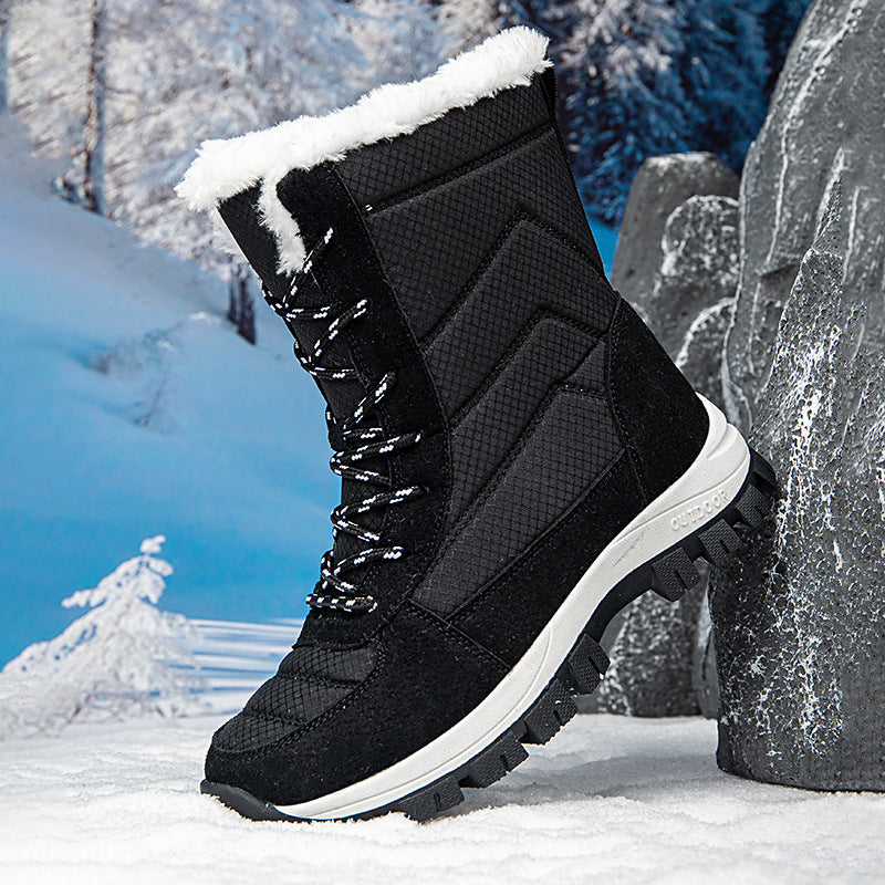 Damen Winterstiefel mit rutschfester Sohle und isolierendem Innenfutter EB