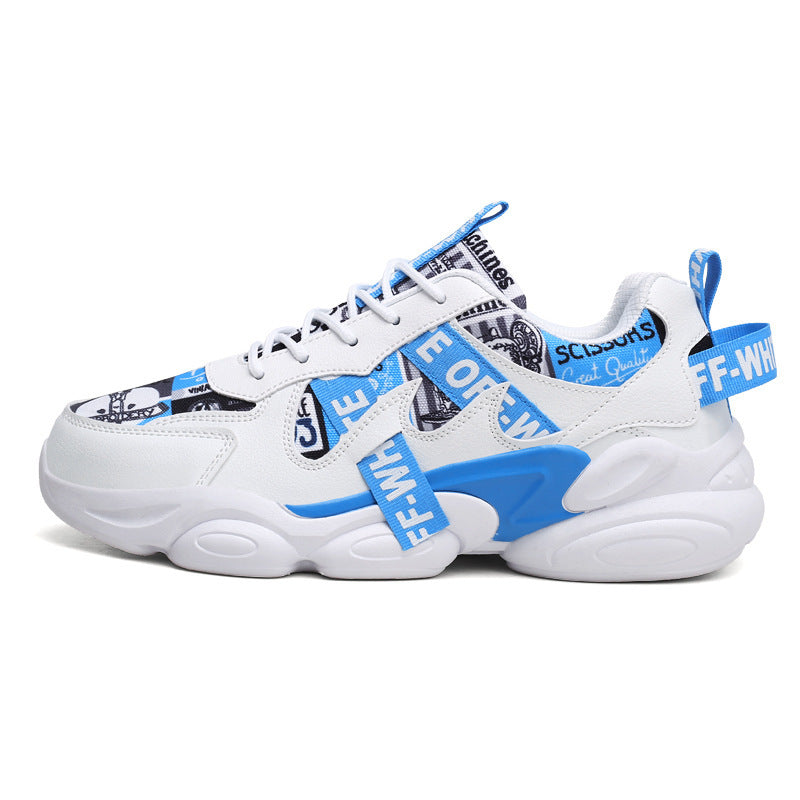 Damen Sportliche Chunky Sneakers mit einzigartigem Design und atmungsaktiver Oberflächenstruktur EB
