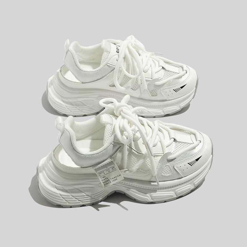 Damen Sportliche Sneaker mit atmungsaktiver Netz-Oberfläche und bequemer Dämpfung EB