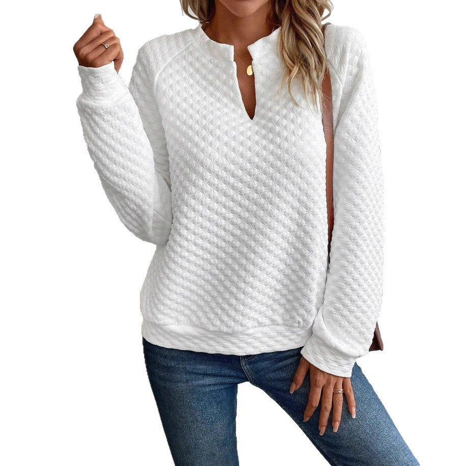 Damen Sweatshirt mit strukturiertem Design EB