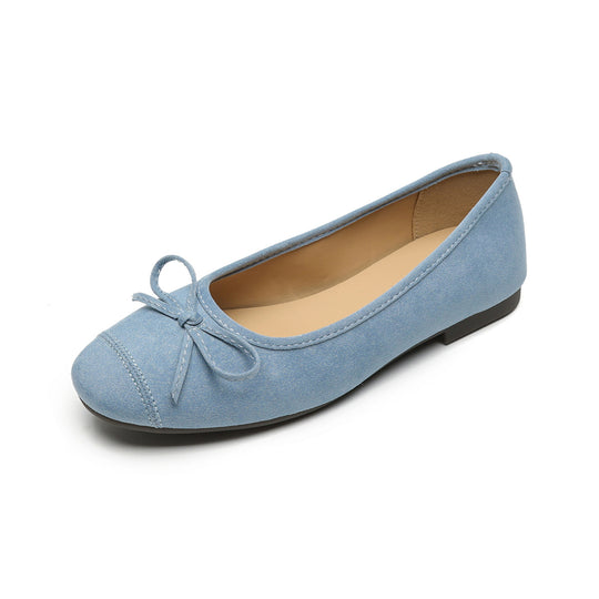 Damen Ballerinas mit eleganter Schleifenverzierung und weicher Innenausstattung EB