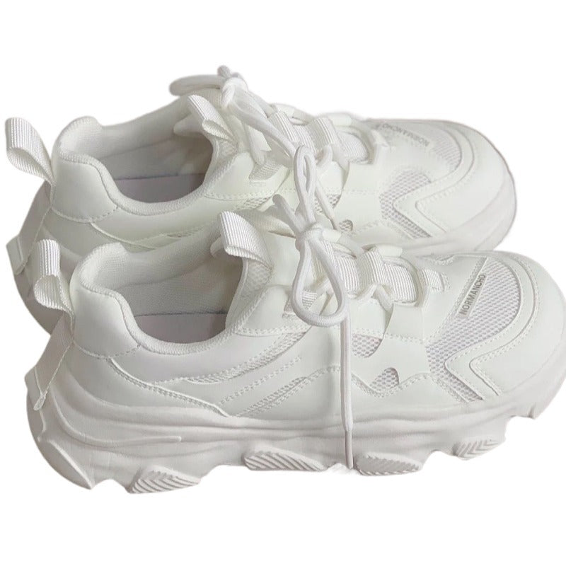Damen Sportliche Chunky Sneakers mit atmungsaktiver Mesh-Oberfläche und rutschfester Sohle EB