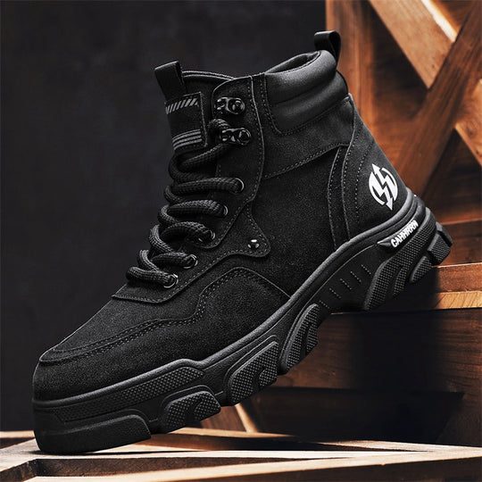 Damen Sportliche High-Top Stiefel mit robustem Profil und Dämpfungstechnologie EB