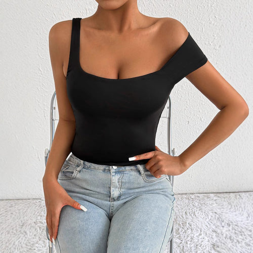 Damen Off-Shoulder Körperoberteil mit figurbetontem Schnitt EB