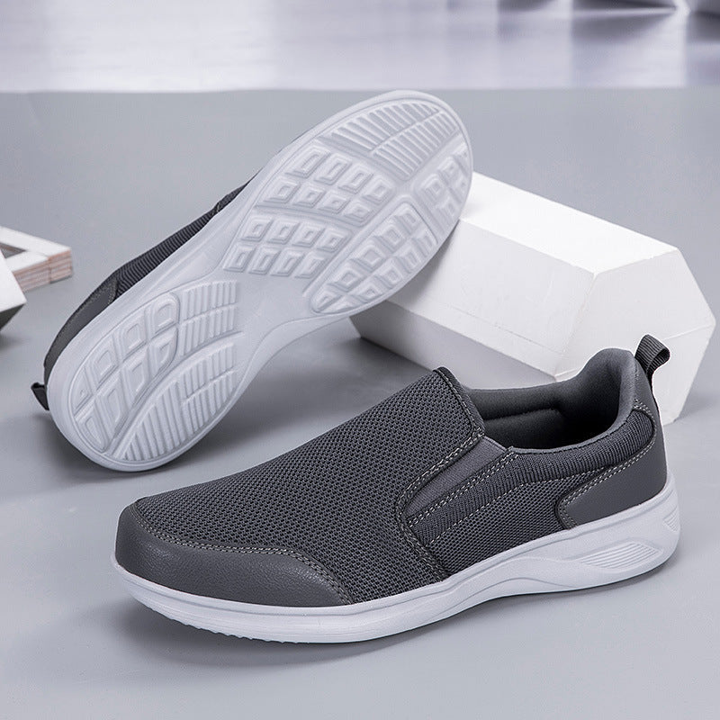 Damen Slip-On Freizeitschuhe mit atmungsaktiver Mesh-Oberfläche EB