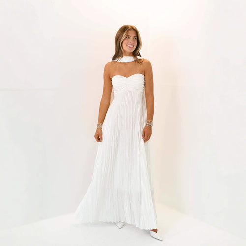 Damen elegante Maxi-Röcke mit Faltenwurf EB