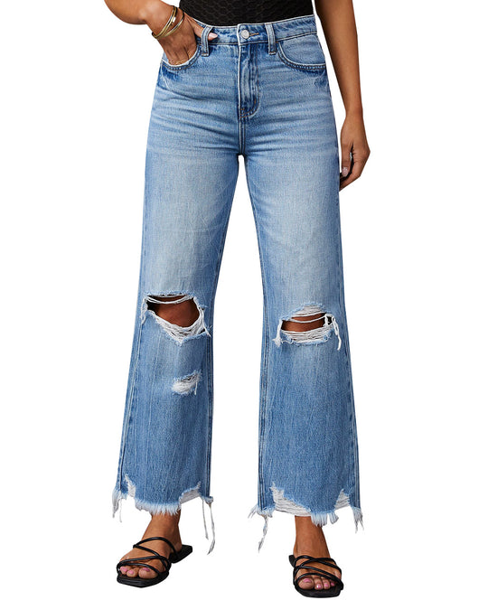 Damen Flared Jeans im Vintage-Style EB