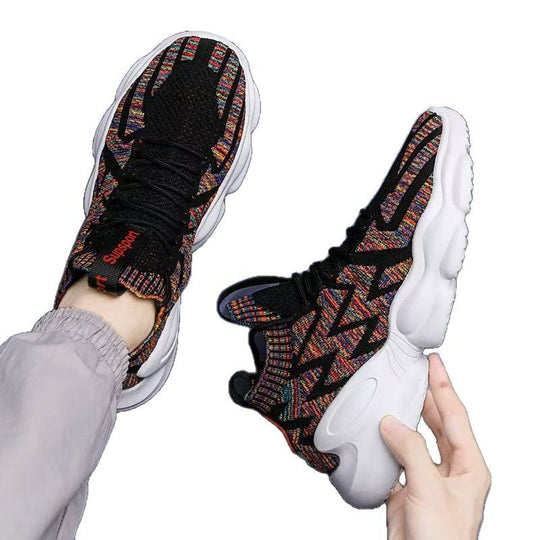 Damen Hohe Sport Sneakers mit innovativer Stricktechnologie EB