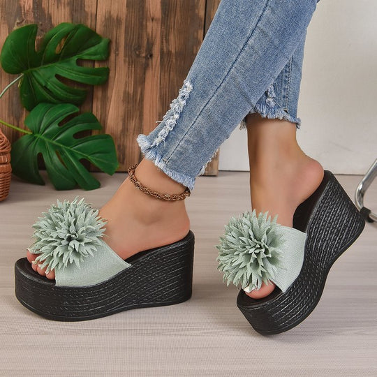 Damen Espadrilles mit modischem Blumendesign EB