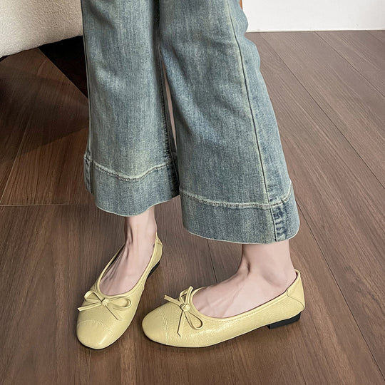 Damen Ballerinas mit verspieltem Schleifendetail und komfortabler Innensohle EB