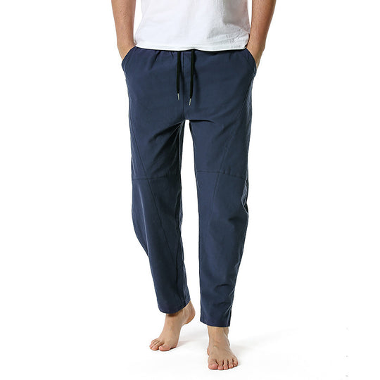 Herren moderne Freizeit-Hose mit elastischem Bund und praktischen Seitentaschen EB