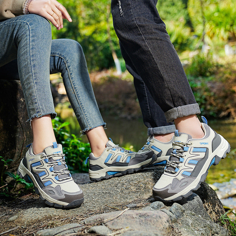 Damen Sportliche Outdoor-Sneaker mit rutschfester Sohle und atmungsaktivem Obermaterial EB