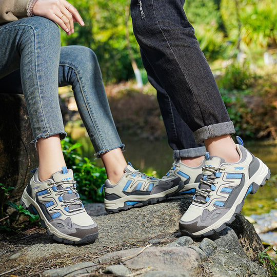 Damen Sportliche Trekking-Sneaker mit dämpfender Sohle EB