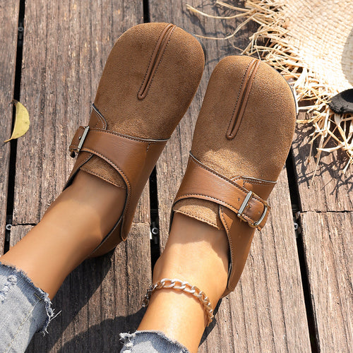 Damen bequeme Clogs mit trendigem Riemendesign und komfortabler Fußbettung EB