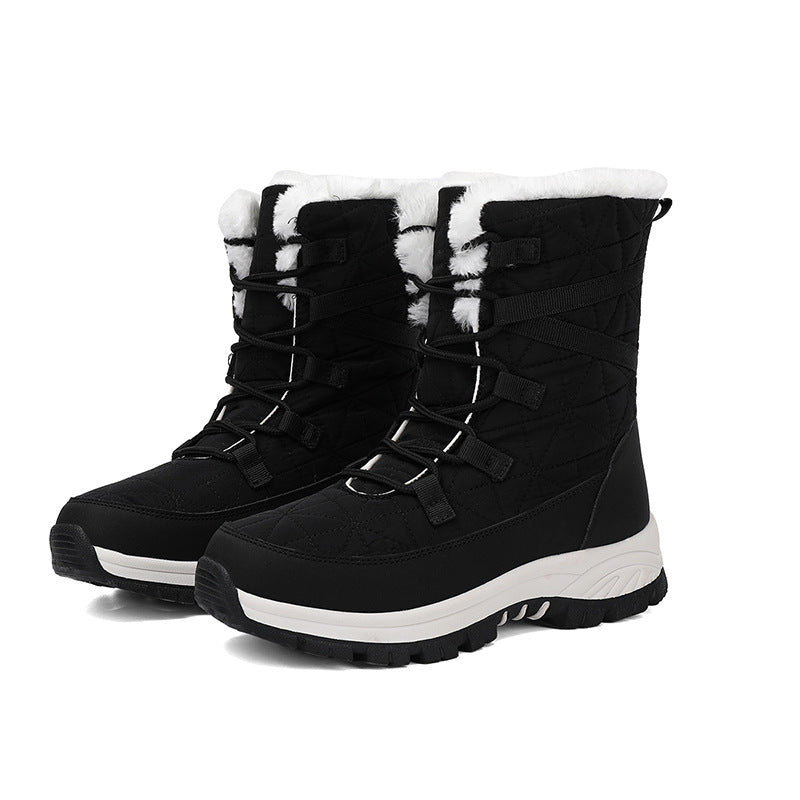 Damen Winterstiefel mit nachhaltiger Isolierung und rutschfester Sohle EB