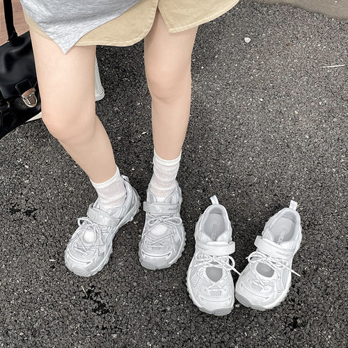 Damen Sportliche Wanderschuhe mit rutschfester Profilsohle und atmungsaktivem Obermaterial EB