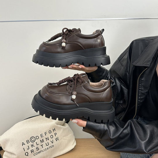 Damen modische Chunky Sneakers mit komfortabler Sohle und robustem Profil EB