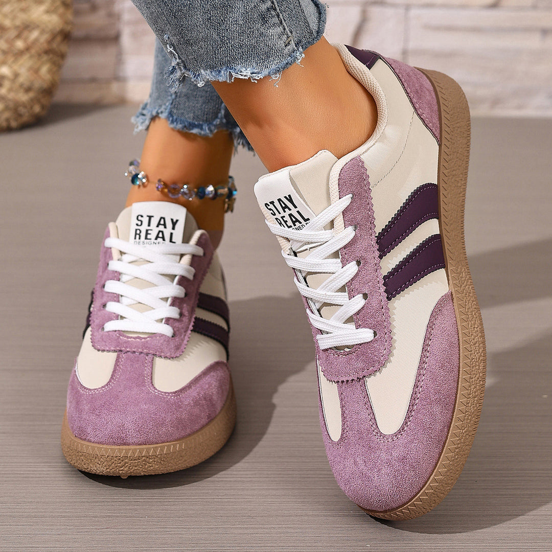 Damen Freizeitsneaker mit dynamischem Design und dämpfender Laufsohle EB