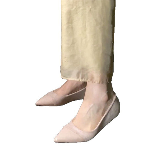 Damen elegante Slingback-Mules mit spitz zulaufendem Design EB