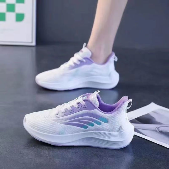 Damen Sportliche Laufschuhe mit innovativer Dämpfungstechnologie und atmungsaktiven Einsatz EB