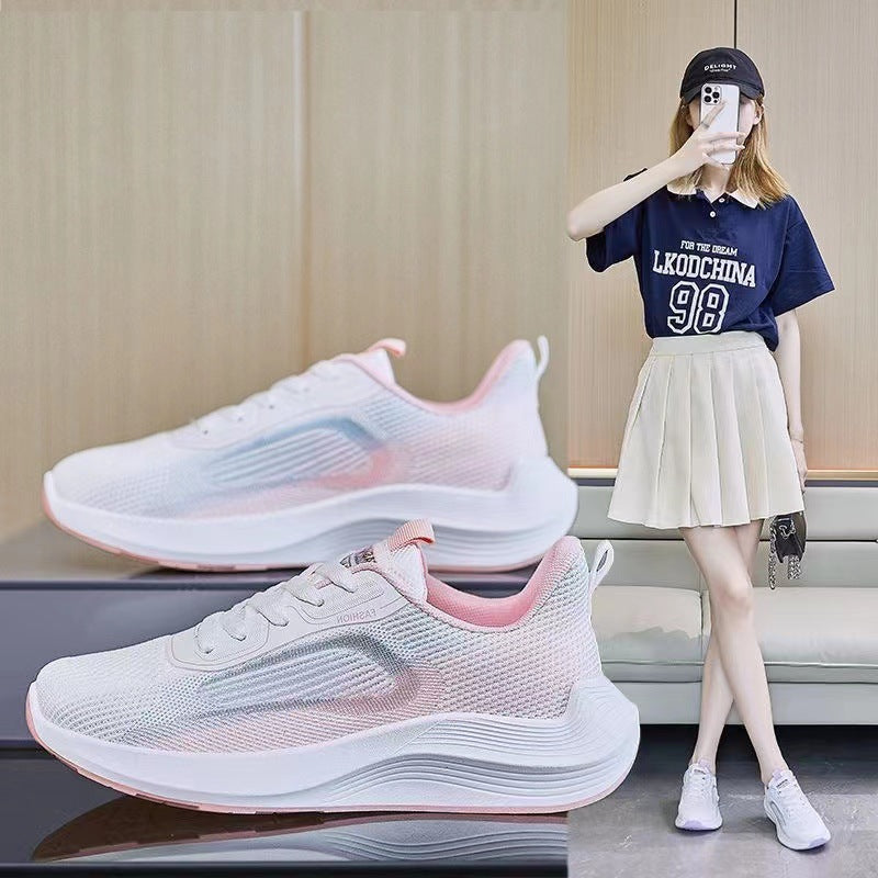 Damen Leichte Lauf- und Freizeitschuhe mit atmungsaktivem Obermaterial und Flexibilität EB