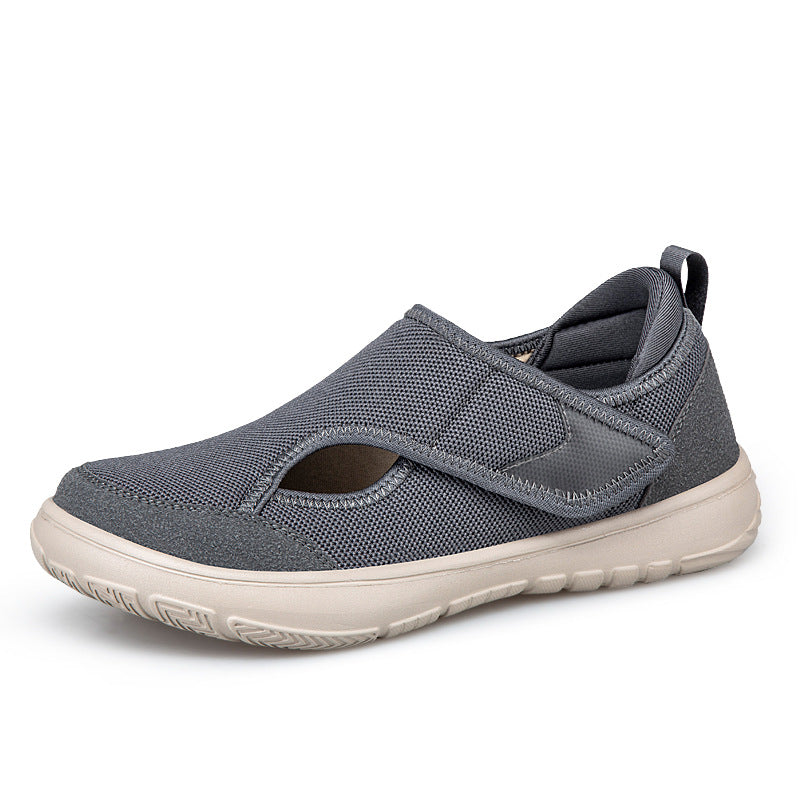Damen Atmungsaktive und leichte Freizeitschuhe mit flexiblem Klettverschluss EB
