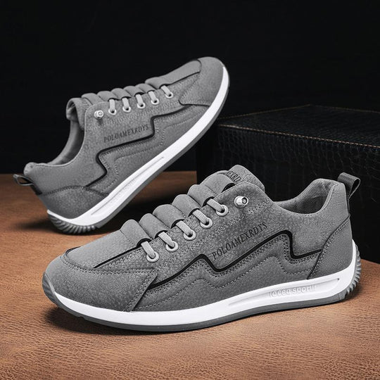 Damen Sportliche Sneakers mit texturiertem Obermaterial und rutschfester Sohle EB