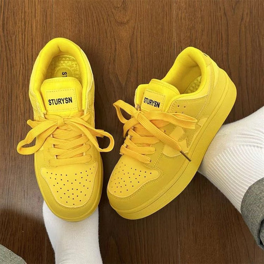 Damen Sportliche Sneakers mit atmungsaktiver Obermaterialstruktur und rutschfester Sohle EB