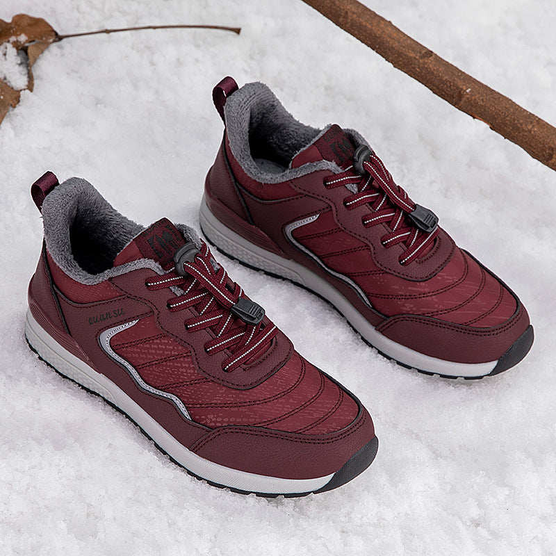 Damen Winterfest Sneakers mit wärmeisolierender Innensohle EB