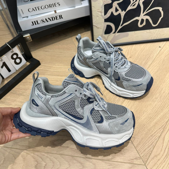 Damen Sportliche High-Performance Sneakers mit leichtem Mesh-Obermaterial und stoßdämpfender Sohle EB