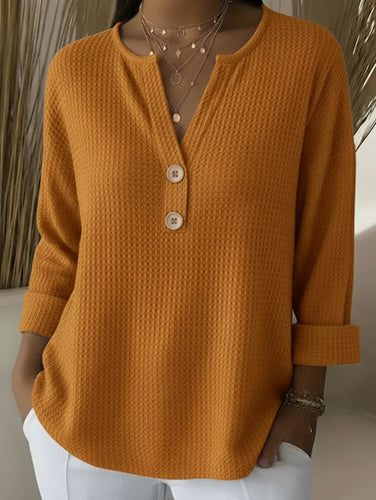 EB | Top Aus Denim Waffelstoff