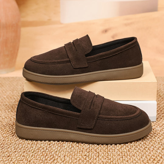 Damen Mokassinsocken mit weichem Wildleder und ergonomischem Fußbett EB