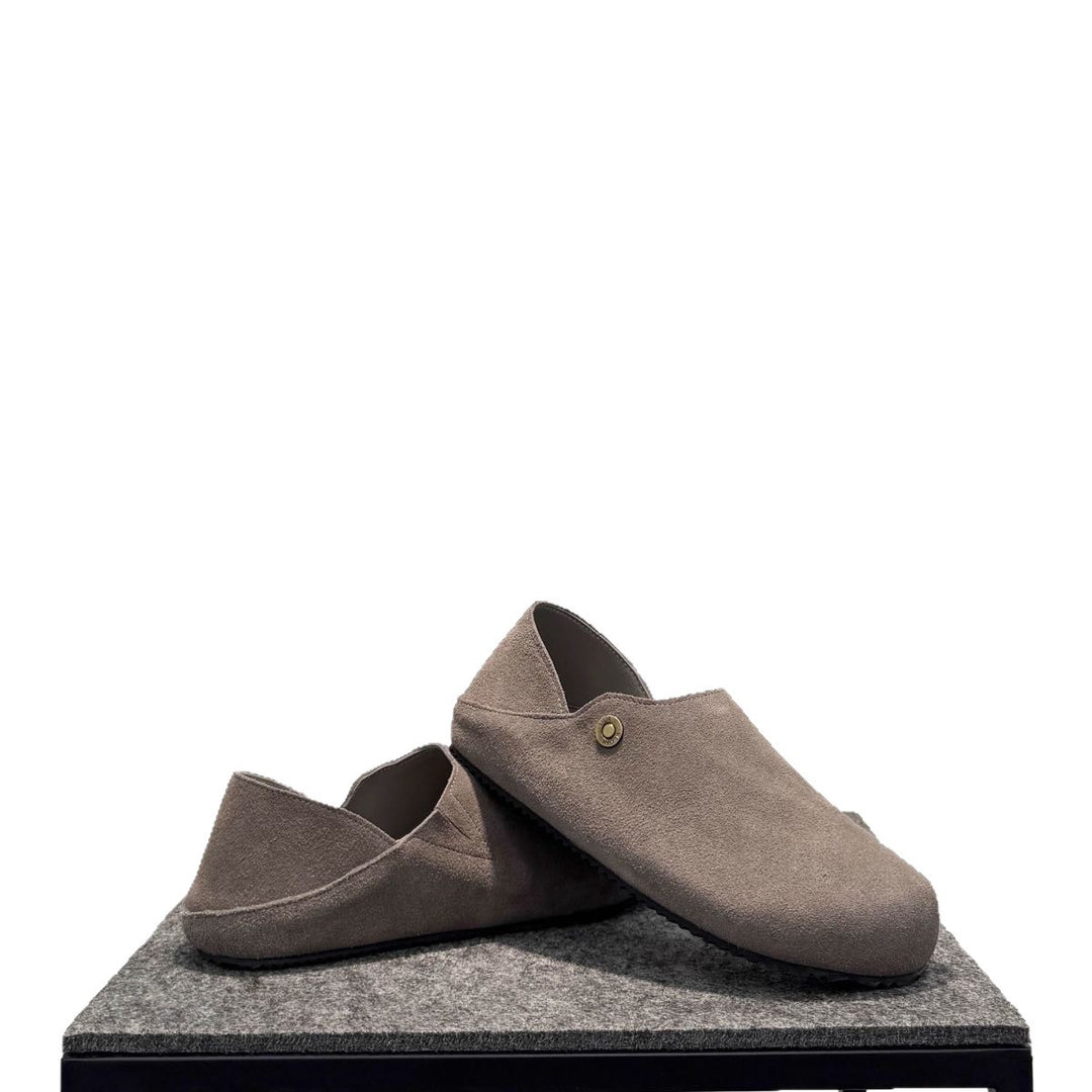 Damen Bequeme Clogs aus hochwertigem Wildleder EB