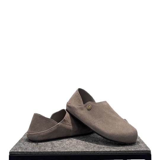 Damen Bequeme Clogs aus hochwertigem Wildleder EB