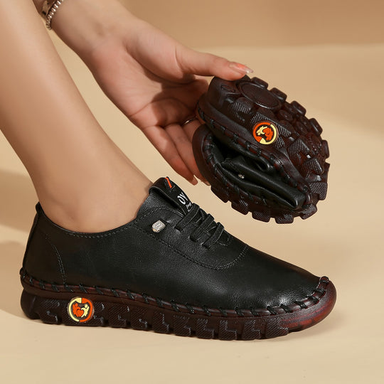 Damen Casual Schnürschuhe mit flexiblem Fußbett EB