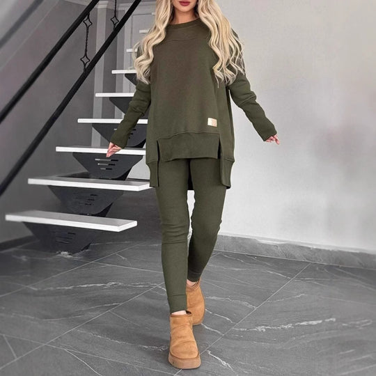 Damen Bequemes Lounge-Set mit modernem Oversized-Schnitt EB