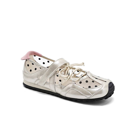 Damen Freizeitschuhe mit atmungsaktivem Netzdesign und verstellbarem Klettverschluss EB
