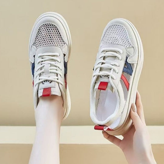Damen Atmungsaktive Chunky Sneakers mit modischem Cut-Out-Design EB