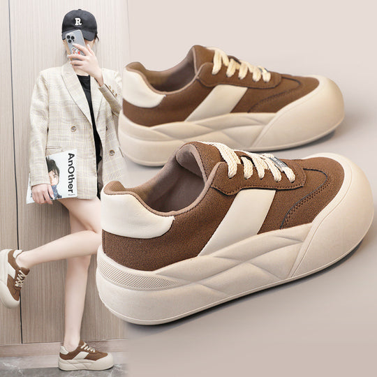 Damen komfortable Sneaker mit dämpfendem Sohlenprofil und atmungsaktivem Obermaterial EB