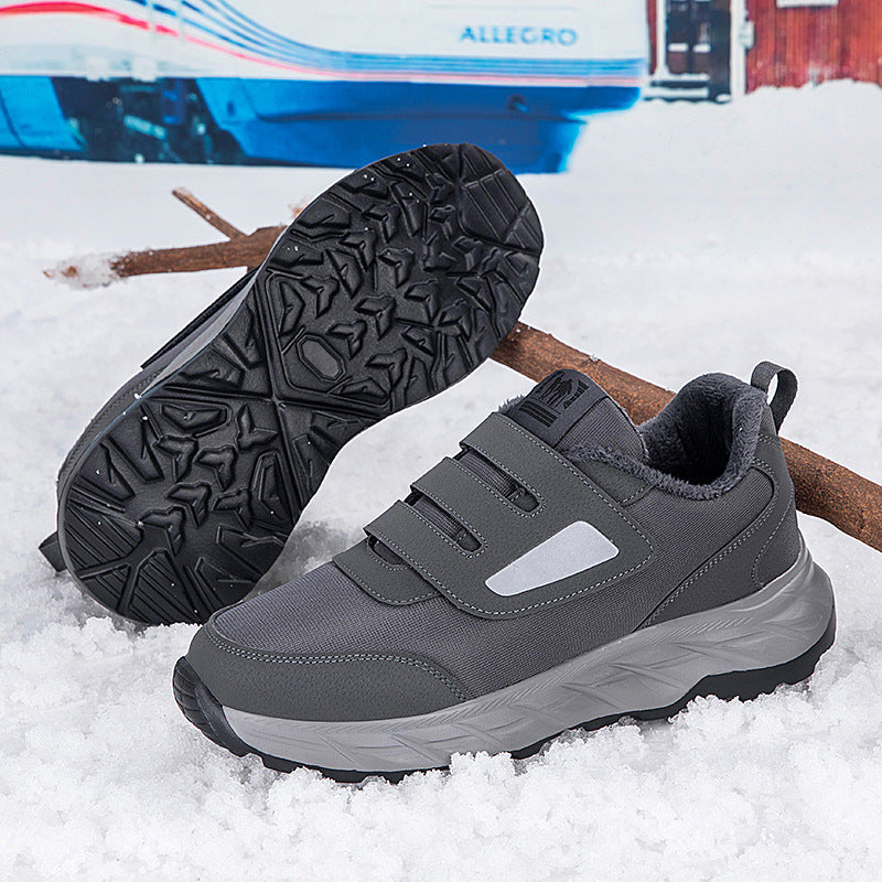 Damen Sportliche Sneakers mit praktischen Klettverschlüssen und wärmendem Innenfutter EB