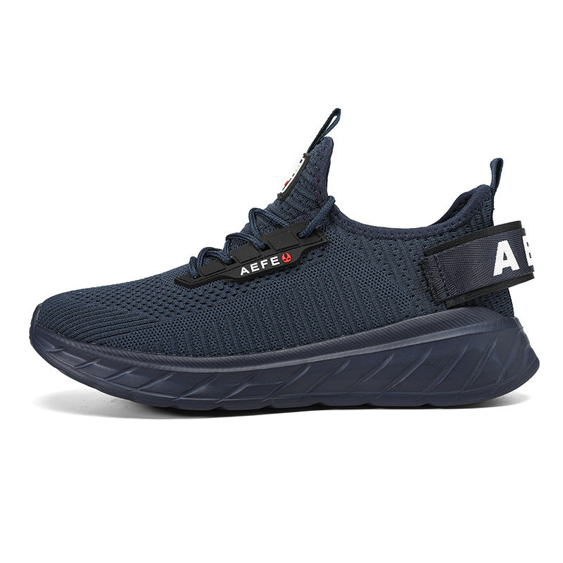Damen Sportliche Strick-Laufschuhe mit elastischem Obermaterial EB